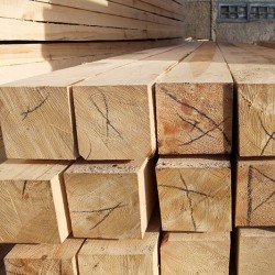 Обрезной брус из лиственницы 150x150x6000 мм Обрезной брус из лиственницы 150x150x6000 мм