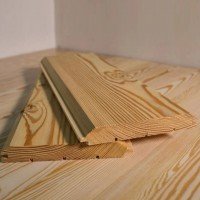 Имитация бруса из лиственницы класс В 20x140x2000 мм Имитация бруса из лиственницы класс В 20x140x2000 мм