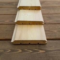 Имитация бруса из лиственницы класс Прима 20x140x2500 мм Имитация бруса из лиственницы класс Прима 20x140x2500 мм