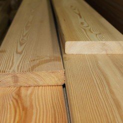 Палубная доска из лиственницы класс В 35x120x6000 мм Палубная доска из лиственницы класс В 35x120x6000 мм