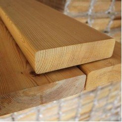 Палубная доска из лиственницы класс А 45x140x4000 мм Палубная доска из лиственницы класс А 45x140x4000 мм