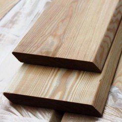 Планкен из лиственницы Скошенный класс Экстра 20x170x5000 мм Планкен из лиственницы Скошенный класс Экстра 20x170x5000 мм