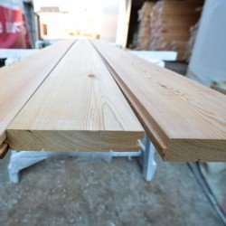 Половая доска из лиственницы класс А 28x140x3000 мм Половая доска из лиственницы класс А 28x140x3000 мм