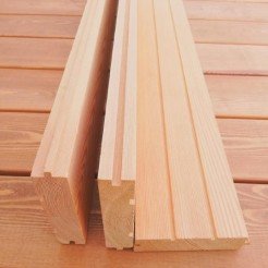 Половая доска из лиственницы класс А 35x95x5000 мм Половая доска из лиственницы класс А 35x95x5000 мм