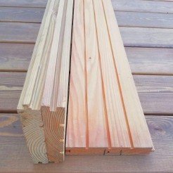 Половая доска из лиственницы класс В 28x120x3000 мм Половая доска из лиственницы класс В 28x120x3000 мм