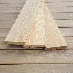 Половая доска из лиственницы класс В 28x140x4000 мм Половая доска из лиственницы класс В 28x140x4000 мм