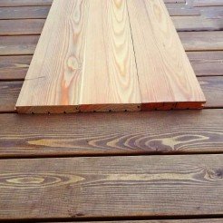 Половая доска из лиственницы класс Экстра 28x140x4000 мм Половая доска из лиственницы класс Экстра 28x140x4000 мм