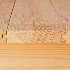 Половая доска из лиственницы класс Экстра 35x140x4000 мм Половая доска из лиственницы класс Экстра 35x140x4000 мм