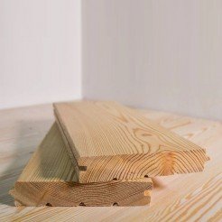 Половая доска из лиственницы класс Экстра 45x140x3000 мм Половая доска из лиственницы класс Экстра 45x140x3000 мм