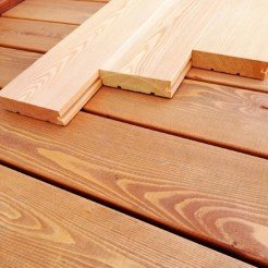 Половая доска из лиственницы класс Прима 28x120x4000 мм Половая доска из лиственницы класс Прима 28x120x4000 мм