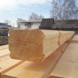 Профилированный брус из лиственницы 150x200x6000 мм Профилированный брус из лиственницы 150x200x6000 мм