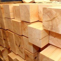 Строганный брус из лиственницы 150x150x6000 мм