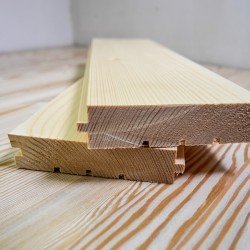Половая доска из сосны класс А 28x120x6000 мм Половая доска из сосны класс А 28x120x6000 мм