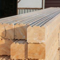 Профилированный брус из сосны 150x150x6000 мм