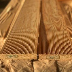 Доска вельвет из лиственницы класс С 28x140x3000 мм Доска вельвет из лиственницы класс С 28x140x3000 мм