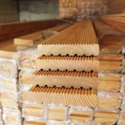 Доска вельвет из лиственницы класс Прима 28x140x3000 мм Доска вельвет из лиственницы класс Прима 28x140x3000 мм